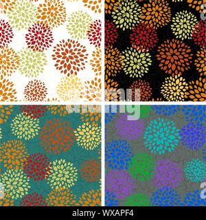 Dekorative floralen Muster. Spring Blossom. Abstrakte Stoff Textur. Vektor floral background. Nahtlose Muster. Vintage Wallpaper. Vektor Stock Vektor