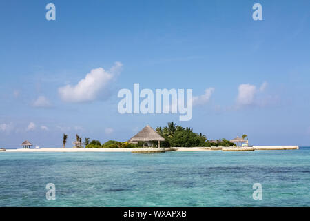 Tropische Insel Landschaft, Malediven Stockfoto