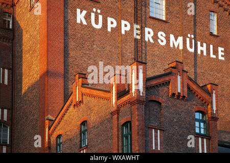Museum Kueppersmuehle (MKM) in den inneren Hafen, Duisburg, Ruhrgebiet, Deutschland, Europa Stockfoto