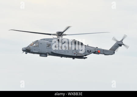 RCAF CH-148 Cyclone in der Luft bei der 70. jährlichen kanadischen International Air Show (CIAS) über den Lake Ontario in Toronto, Ontario, Kanada am 1. September 2019 Stockfoto