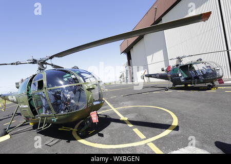 Hubschrauber SquadronMauritius: Polizeihubschrauberstaffel feiert seinen 44. Jahrestag Stockfoto