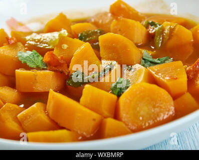 Sri Lankan Karotten Curry Stockfoto