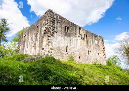 Schloss Albeck Süden Deutschland ruinieren Stockfoto