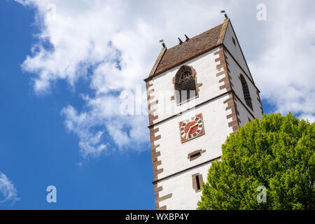 Wehrkirche in Bergfelden Deutschland Süd Stockfoto