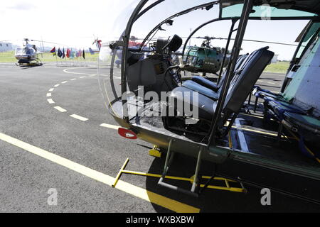 Hubschrauber SquadronMauritius: Polizeihubschrauberstaffel feiert seinen 44. Jahrestag Stockfoto