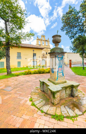 Tunja San Agustin Pinzon Park Stockfoto