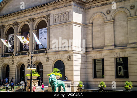 Eine riesige öffentliche Kunst Museum in Chicago, Illinois. Stockfoto