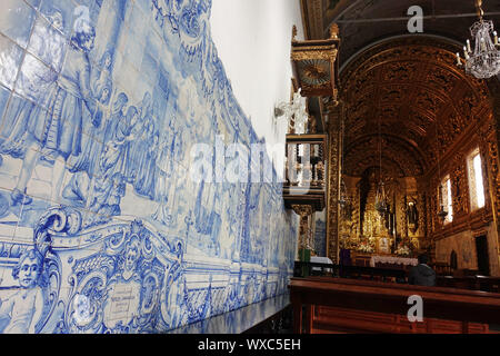 Kirche Sao Jose am Ort der 5.Oktober Stockfoto