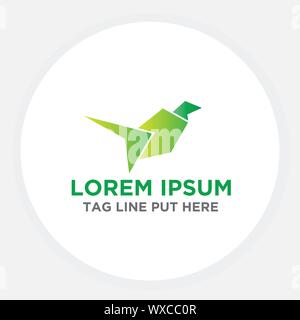Luft und Reisen und Transport/Vogel logo Stock Vektor