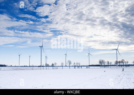 Winter Mühle Park Stockfoto