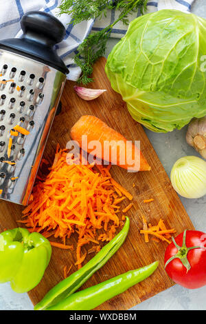 Gemüse für die Suppe. Stockfoto