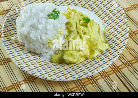 Aji de Gallina Stockfoto