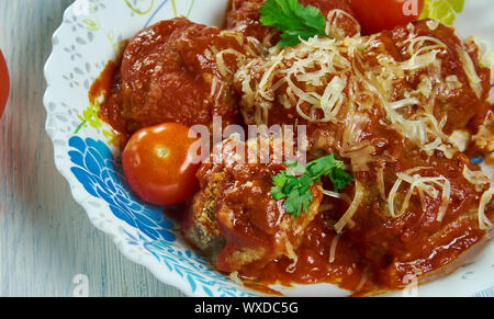 Hirshon Italo-amerikaner Fleischbällchen Stockfoto