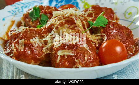 Hirshon Italo-amerikaner Fleischbällchen Stockfoto