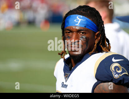 September 15, 2019 Los Angeles Rams Defensive zurück Nickell Robey-Coleman #23 in Aktion während der NFL Spiel zwischen den Los Angeles Rams und die New Orleans Saints im Los Angeles Coliseum in Los Angeles, Kalifornien. Charles Baus/CSM. Stockfoto