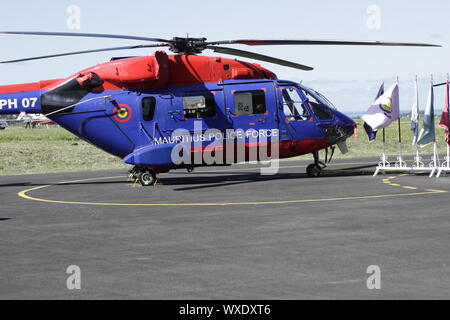 Hubschrauber SquadronMauritius: Polizeihubschrauberstaffel feiert seinen 44. Jahrestag Stockfoto