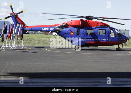 Hubschrauber SquadronMauritius: Polizeihubschrauberstaffel feiert seinen 44. Jahrestag Stockfoto