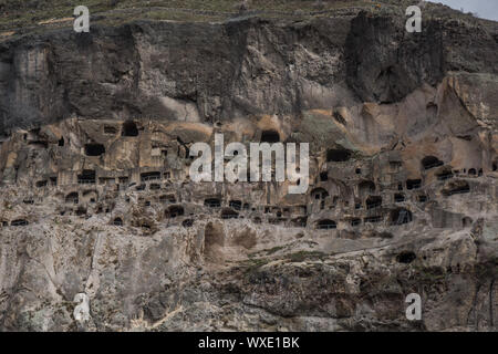 Vardsia Höhle Stadt alten kaukasische Siedlung Stockfoto