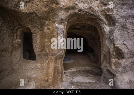 Höhle Stadt vardsia alte georgische verlassene Stadt Stockfoto