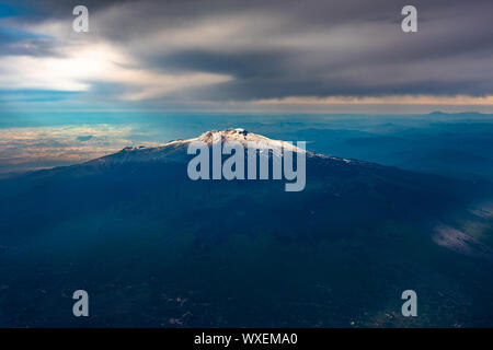 Der Vulkan Ätna, Sizilien, Insel, Italien Stockfoto