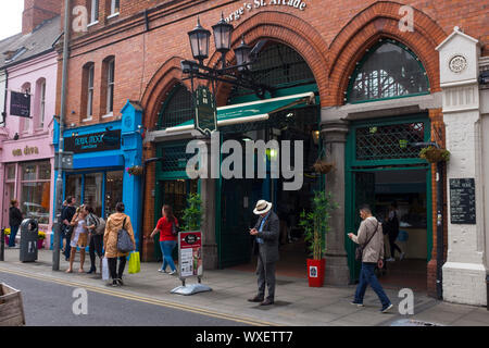 George's Street Arcade, Schloss Markt Arcade, Drury Street, Dublin 2, Irland Stockfoto