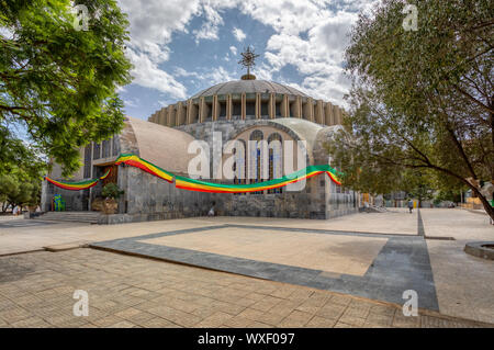 Kirche Unserer Lieben Frau vom Zion in Axum, Äthiopien Stockfoto