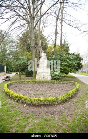 öffentliche Statue der spanische Entdecker iradier Stockfoto