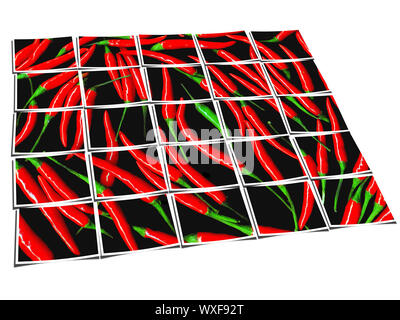 Red chili peppers Stockfoto