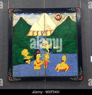 Peking, Peking, China. 17 Sep, 2019. Peking, China - National Agricultural Exhibition Hall, 2019 Beijing International Design Week Design Expo. Fast tausend kulturellen und kreativen Aktivitäten wurden im Rahmen der Expo statt, die die Region Beijing-Tianjin-Provinz Hebei. Nach Berichten, dieses Design Woche weiterhin auf intelligente das Konzept der "Stadt des Design Capital'' halten, mit dem Thema "industrial Initiative 'Credit: SIPA Asien/ZUMA Draht/Alamy leben Nachrichten Stockfoto