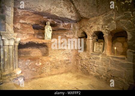 öffentliche Kloster Suso in San Millan De La Cogolla la Rioja in Spanien Stockfoto