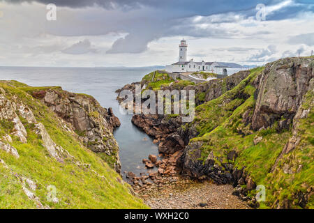 Fanad Head Lighthouse im County Donegal, Irland Stockfoto