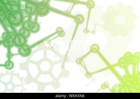 Futuristischen Fabrik Roboter Arme Abstract Stockfoto