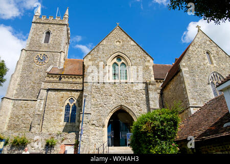 St Leonards Kirche Hythe, Kent, Großbritannien Stockfoto