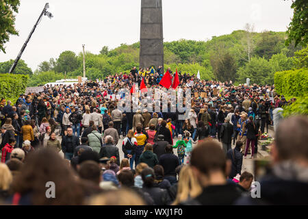 Parade, orange Revolution, Militärparade, Russland, Zweiter Weltkrieg, Sowjet union, patriotischen Krieges, vaterländischen Krieges Stockfoto