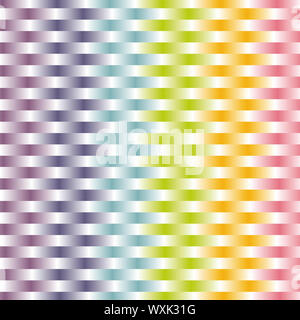 gewebte Hintergrund in Pastell Regenbogen Farbenmuster Stockfoto