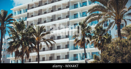 Typische Fassade auf Mallorca, Spanien Stockfoto