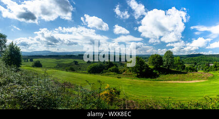 Ländliche Landschaft entlang Rob Roy Way, Schottland, Vereinigtes Königreich Stockfoto