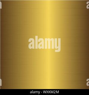 Realistische Goldfolie Textur Hintergrund. Metall gradient Vorlage für goldenen Rand, Rahmen, Ribbon design Stock Vektor