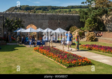 Connaught Gardens in Honiton, Devon, UK regency Stadt am Meer. Stockfoto