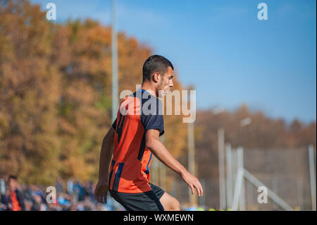 Charkow, Ukraine - 23. OKTOBER 2018: UEFA Champions League U-19-match Bergmann - Manchester City Stockfoto