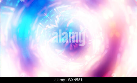 Abstrakte blaue, beige und rosa Strudel. Fantasy fraktalen Hintergrund. Digitale Kunst. 3D Darstellung ähnlich wie Ölfarbe - Illustration Stockfoto