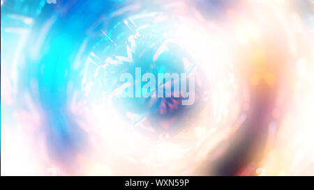 Abstrakte blaue, beige und rosa Strudel. Fantasy fraktalen Hintergrund. Digitale Kunst. 3D Darstellung ähnlich wie Ölfarbe - Illustration Stockfoto