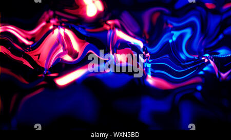 Abstrakte blaue, beige und rosa Strudel. Fantasy fraktalen Hintergrund. Digitale Kunst. 3D Darstellung ähnlich wie Ölfarbe - Illustration Stockfoto