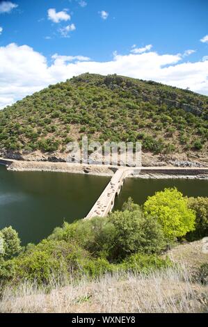 Tajo Flusses bei öffentlichen Monfrague Naturpark in Caceres Spanien Stockfoto