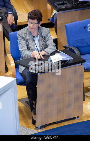 Bonn, Deutschland. 16 Sep, 2019. Rita Suessmuth bei der Vergabe des Staatspreis des Landes Nordrhein-Westfalen im Jahr 2019 an Klaus Topfer im Wccb. Bonn, 16.09.2019 | Verwendung der weltweiten Kredit: dpa/Alamy leben Nachrichten Stockfoto