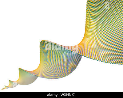 Serie pure Geometrie. Hintergrund der isolierten Spirale Elemente für Ihr Design muss zum Thema Wirtschaft, Wissenschaft und Technologie Stockfoto