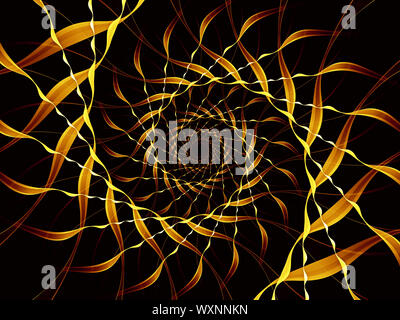 Serie pure Geometrie. Hintergrund der isolierten Spirale Elemente für Ihr Design muss zum Thema Wirtschaft, Wissenschaft und Technologie Stockfoto