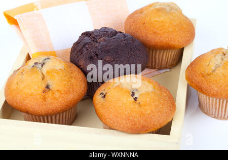 Makroaufnahme von muffin Stockfoto