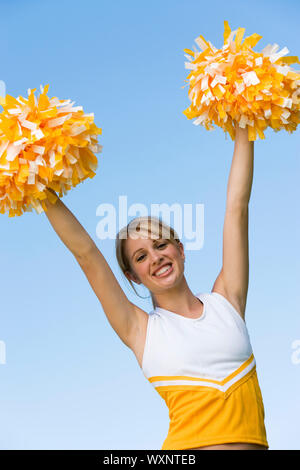 Cheerleader Stockfoto