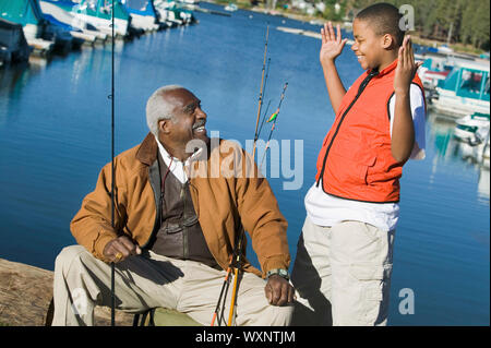 Fisch-Geschichte Stockfoto